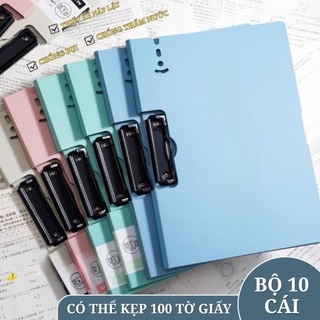 Kẹp Giấy Tài Liệu Nhựa 4 Màu, Chắc Chắn, Tiện Mang Theo – Bìa Kẹp Hồ Sơ Dễ Sử Dụng Cho Học Sinh, Sinh Viên Và Nhân Viên