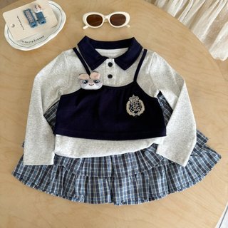 Bộ đồ sĩ quan cảnh sát thỏ bé gái Bộ đồ hai mảnh mới