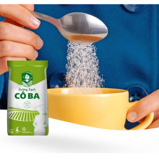 Đường Sạch Cô Ba 1KG - Đường Mía Tinh Khiết, Nguyên Liệu Nấu Ăn & Pha Chế Thạch Dừa Ngon Miệng
