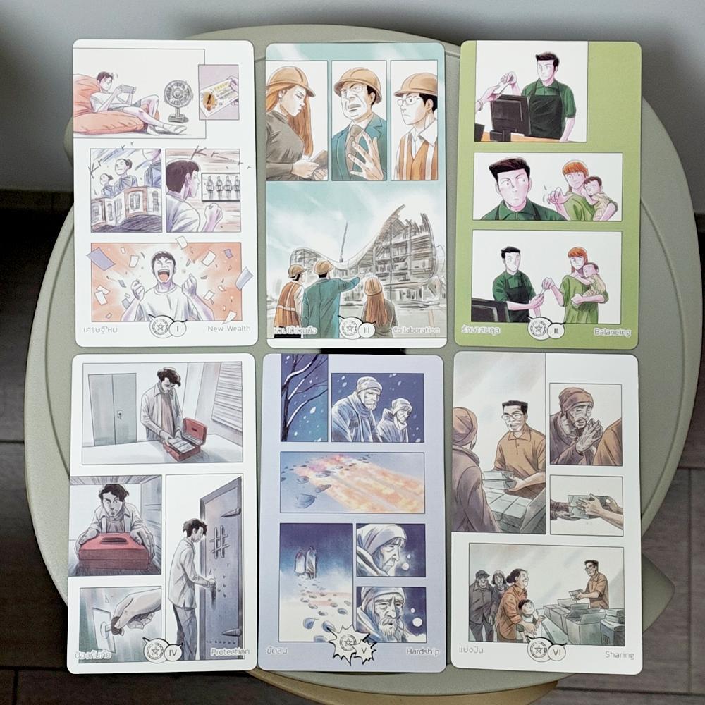 Manga Tarot Deck - 78 lá Anime Style Tarot Bộ bài bói toán kể chuyện hiện đại dành cho người mới bắt đầu