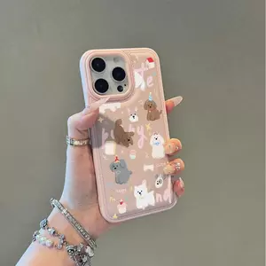 Bộ sưu tập chó mèo cho trường hợp iPhone 17 16pro 11 promax 15Plus gói trống