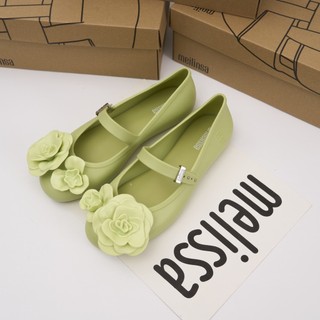 Giày Melissa Jelly Nữ Giày Đế Bằng Hoa Ngọt Ngào
