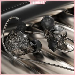 Tai nghe có dây Tai nghe nhạc Bass 3,5mm có micrô Cuộn dây động 10mm Thoải mái cho điện thoại di động Máy tính [jennie1.vn]