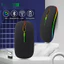Chuột không dây Bluetooth tech store có đèn LED nền sạc lại được cho laptop/ điện thoại/ máy tính bảng Android