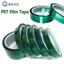 Băng keo mặt nạ nhiệt độ cao Polyester màu xanh lá cây Băng keo PET có keo silicon, lý tưởng để vẽ tranh, sơn tĩnh điện, bảng mạch
