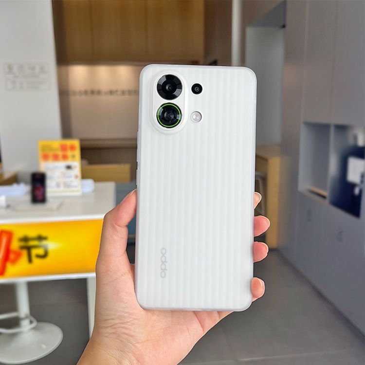 Ốp Điện Thoại K13 turbo Sóng Mềm Cho OPPO Chống Sốc Trong Suốt Cạnh Tròn turbopro Vỏ Bảo Vệ Để Lại Không Mồ Hôi Tay