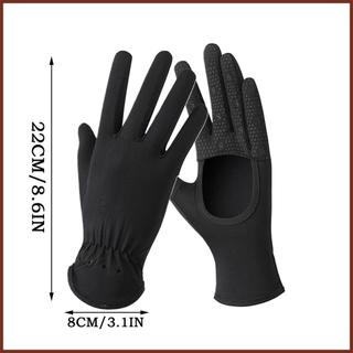 Găng Tay Lái Xe Ice Silk Chống Tia UV, Dùng Cho Màn Hình Cảm Ứng, Mát Khi Đi Xe Đạp