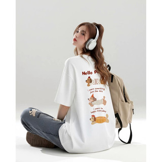 HIIXIIVI Thương Hiệu Mới 100% Cotton Áo Thun Nữ Quá Khổ Độc Đáo Quần Áo Mùa Hè Unisex Rời In Đồ Họa Áo
