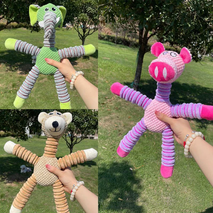 Thú Cưng Chó Sang Trọng Squeaky Đồ Chơi Cho Nhỏ Vừa Chó Mèo Chắc Chắn Mọc Răng Nhai Đồ Chơi Boredom Giảm Tương Tác Chơi