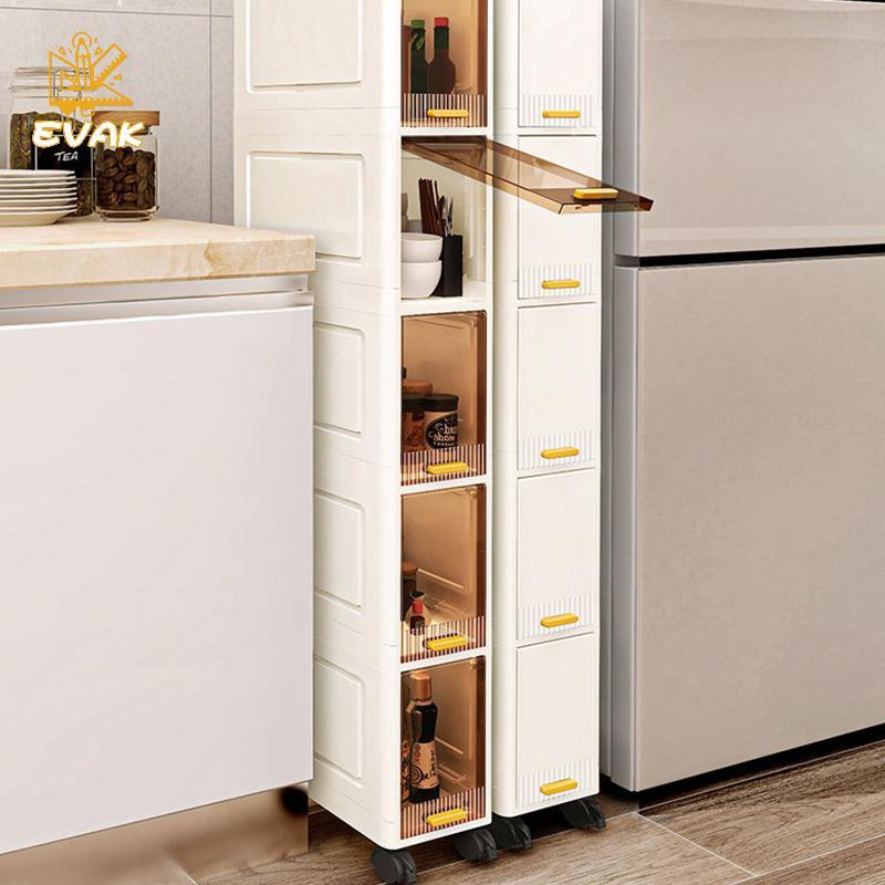 Tủ lưu trữ có thể gập lại Alittlesetrtu, Slim Organizer Ra cho phòng tắm Thức ăn VN