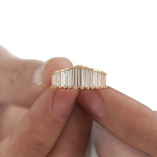 Vương miện dát zirconia hình chữ nhật, kiểu dáng nhẹ nhàng và cá tính