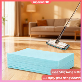[Giao hàng tại địa phương] Bộ 60 tờ tẩy vết bẩn mạnh mẽ cho gạch lát sàn Giấy lau nhà vệ sinh và phòng khách