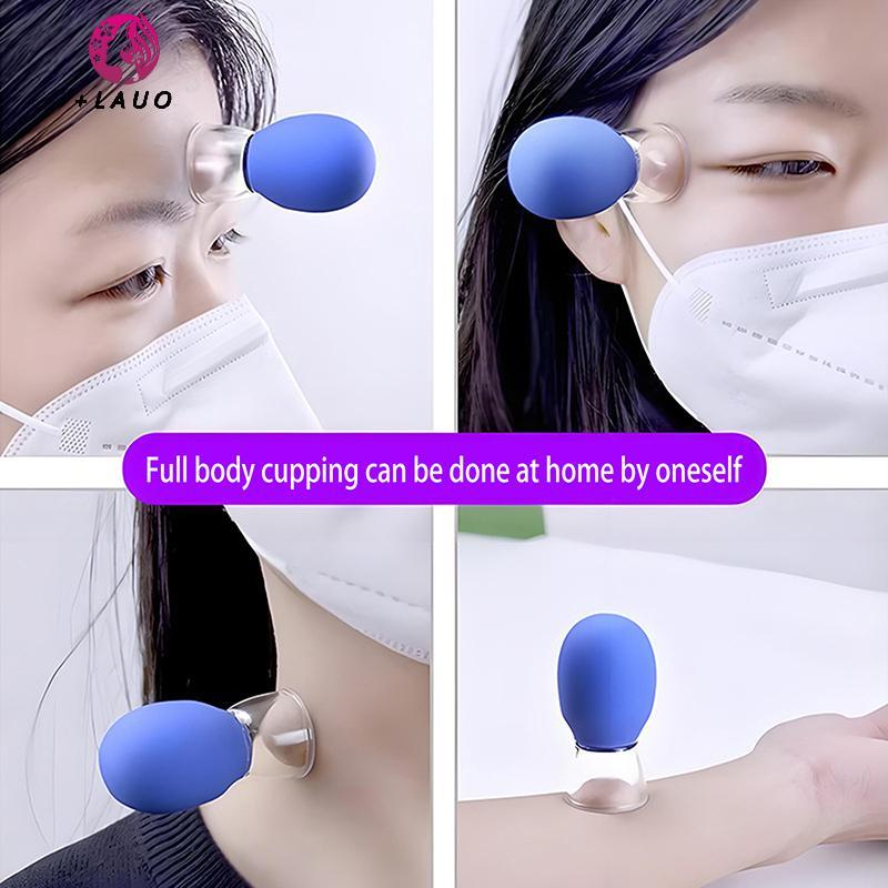 Springevenstar 1 / 5 Chiếc Silicon Tự Nhiên Cốc Massage Cho Cơ Thể Fac Ne Massage Mắt Chân Không Xe Tăng Chăm Sóc Da Mặt Chống Lão Hóa Dụng Cụ Làm Đẹp Springevenstar