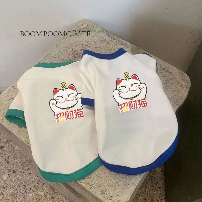Thú Cưng Chó Mèo Mùa Xuân Mùa Hè Quần Áo Dạo Phố Thú Cưng Hoạt Hình Nhỏ Vừa Quần Áo Cho Chó Mỏng Phong Cách Corgi Teddy Pháp Chiến Đấu