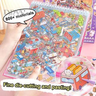 (TFT) 1 Bộ Plus Kích Thước Hoạt Hình Cảnh Sách Phong Cảnh Đồ Chơi DIY Sách Trò Chơi 3D Stier Cabin Cảnh Nhà Thơ Lễ Hội Quà Tặng Sinh Nhật Cho Trẻ Em MỚI