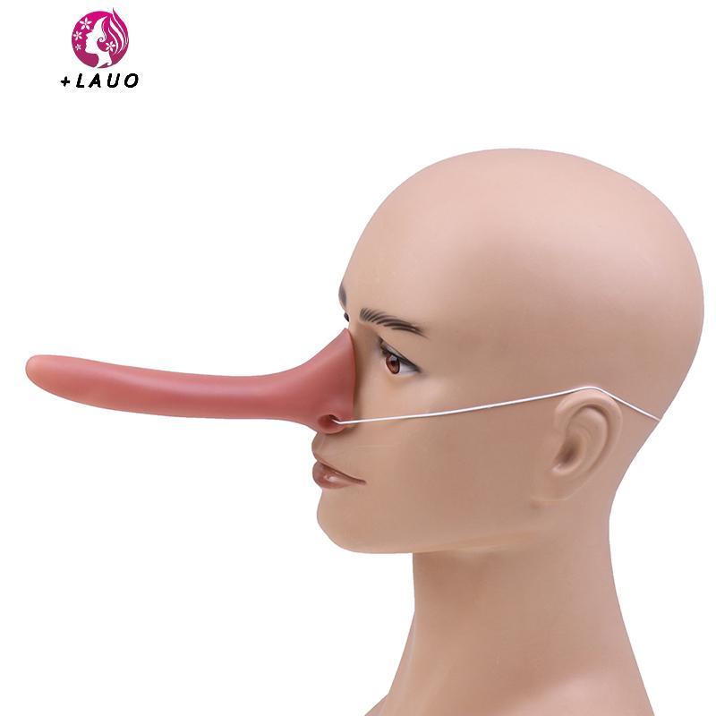 Springevenstar Cao Su Mũi Dài Bằng Gỗ Pinocchio Mũi Đạo Cụ Đồ Chơi Trẻ Em Cho Halloween Hóa Trang Lễ Hội Tiệc Springevenstar