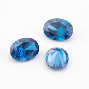 Đá Cutting Hình Bầu Dục 5A, Cubic Zirconia 3x5mm~10x12mm - Bộ 15/30 Chiếc cho DIY Trang Sức