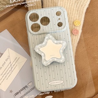 [Sheren] Ốp điện thoại ngôi sao sọc gương Thích hợp cho i17 16 15 14 13 12 11 pro max Vỏ bảo vệ chống sốc