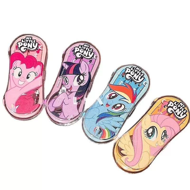 Chính Hãng My Little Pony 304 Bộ Đồ Ăn Inox Có Thể Hoạt Hình Sinh Viên Văn Phòng Nhân Viên Di Động Thìa Nĩa Hộp Bảo Quản 26.3.4