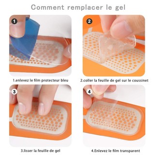 [PEASEE] 30 Tấm Gel Hydrogel Tái Sử Dụng Cho Kích Thích Và Huấn Luyện Cơ Bụng