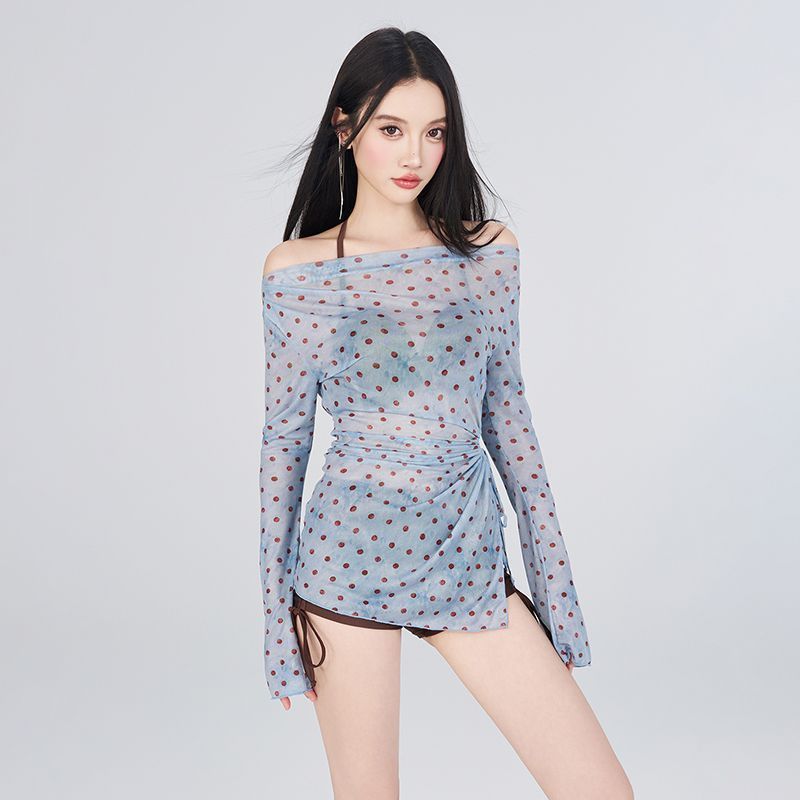 Mới Bikini Ba Mảnh Cho Ngày Hè, Thiết Kế Kín Dáng Với Tay Dài Phù Hợp Đi Biển