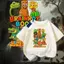 Áo bé gái, Shan Hai Jing in, phổ biến, thoải mái, mùa hè, đơn giản, cotton, cổ tròn, đẹp.