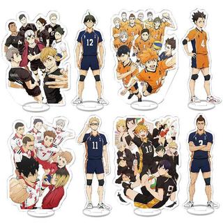 Anime Haikyuu!! New Acrylic Stand Figure Model Table Plate Volleyball Boys Action Figures Ornaments Anime Activities
