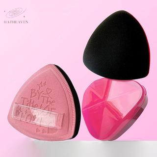 [hatheaven] Tam Giác Puff Mặt Trang Điểm Bọt Biển Mềm, Dùng Cho Bột Lỏng, Kem Nền, Bột Cơ Thể, Mỹ Phẩm