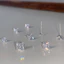 Bông Tai Hình Học Khối Đường từ Bạc S925 Dát Zircon - Phù Hợp Cho Phụ Nữ
