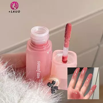 Springevenstar Ống Hồng Gương Nước Bóng Son Bóng Dưỡng Ẩm Pha Lê Thạch Môi Glaze Họa Tiết Nước Son Tint Bóng Trang Điểm Làm Sáng Da Springevenstar