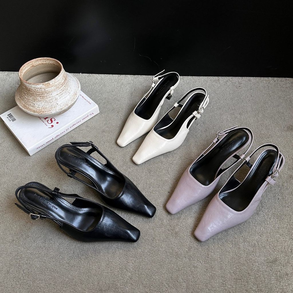 KD Giày Sandal Mũi Vuông Nữ Mùa Xuân 2026 Phong Cách Mới Sang Trọng Dây Đeo Một Từ Mary Jane Giày