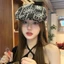 Mũ nồi PYCOU, Mũ thêu hoa cổ điển, Mũ thời trang ngọt ngào cay giản dị đa năng phong cách Hàn Quốc dành cho nữ cô gái