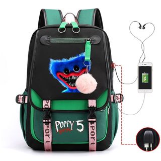GC2 Poppy Giờ Chơi Ba Lô Cho Học Sinh Dung Tích Lớn In Nhẹ Trò Chơi Nữ Học Túi CG2