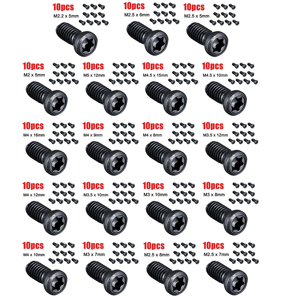 [Cosyh] Vít Torx M2 M2.5 M3 M3.5 M4 M5 Thay Thế Lưỡi cacbua Dụng Cụ Tiện CNC