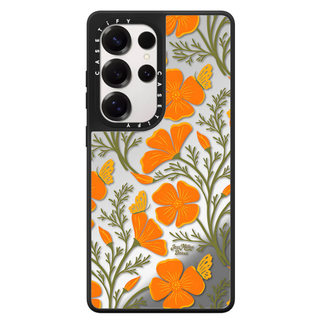 Ốp lưng Phone Case cứng gương hoa cúc trắng từ tính cho Samsung Galaxy S26 25 24 23 UItra S26 25 24 23 Plus Vỏ bảo vệ chống sốc