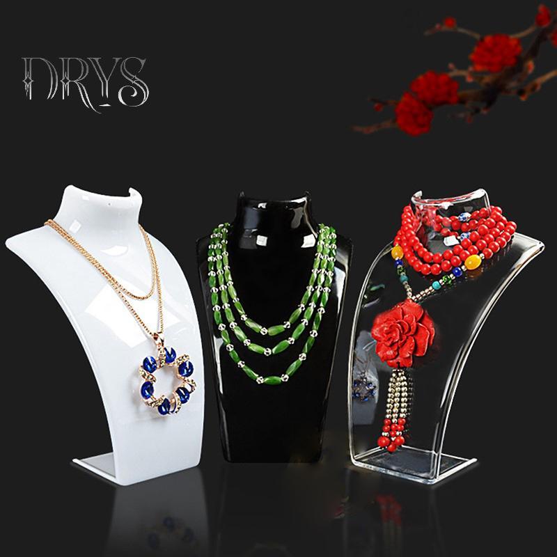 (TFT) 4 Màu Acrylic Mannekyn Trưng Bày Trang Sức và Bông Tai MỚI
