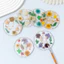 Lót Ly Nhựa Resin Hoa Khô Thật - Đế Lót Ly Trong Suốt Decor Bàn Cà Phê - Phụ Kiện Chụp Ảnh Trang Sức & Làm Móng Đẹp - Quà Tặng Tinh Tế