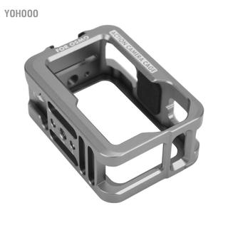 yohooo Vỏ bảo vệ cho vỏ lồng camera hành động Osmo với 2 đế gắn giày lạnh SilverWhite.