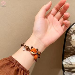 [PCW-T] 1 / 3 / 5 Dây thủ công hình động vật sáng tạo Vòng tay dệt cáo nhỏ dễ thương Bổ sung độc đáo cho bữa tiệc hàng ngày của phụ nữ Quà tặng sinh nhật