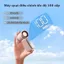 tay mini nhỏ gọn dễ thương có thể sạc lại qua USB -Quạt cầm tay Turbo làm mát với màn hình LED và điều chỉnh 100 tốc độ