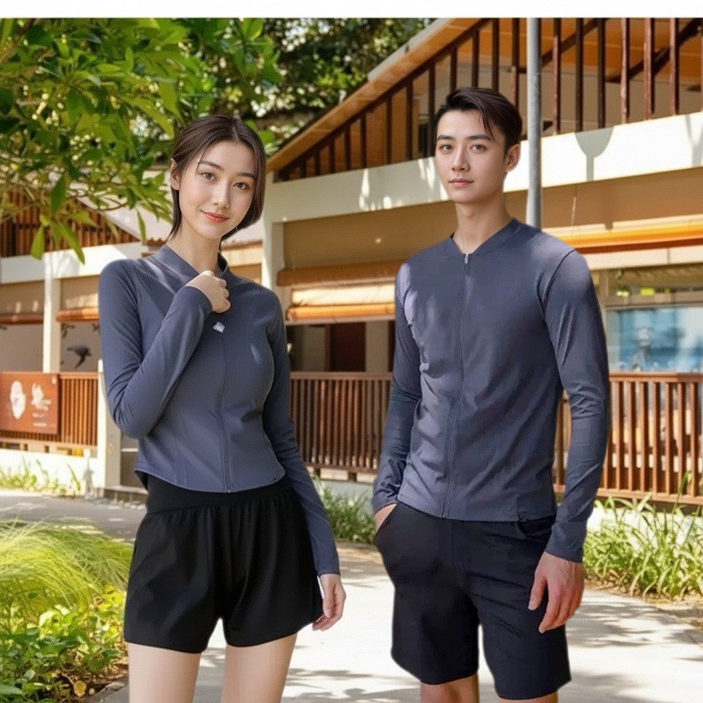 Kem Chống Nắng Nhanh Khô Bộ Đồ Lặn Nam Chia Quần Dài Tay Lặn Mẹ Phù Hợp Với Cặp Đôi Đồ Bơi