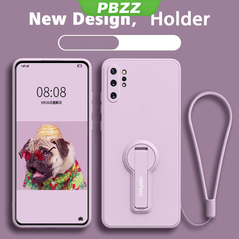 ốp lưng Ốp điện thoại Samsung Note 10 Plus Samsung Note 10 Pro Samsung Note 10 Lite Ốp mềm Vỏ chống sốc mịn bảo vệ silicon lỏng thiết kế mới 360 ° với giá đỡ ytxzzj01 đẹp viền vuông cute
