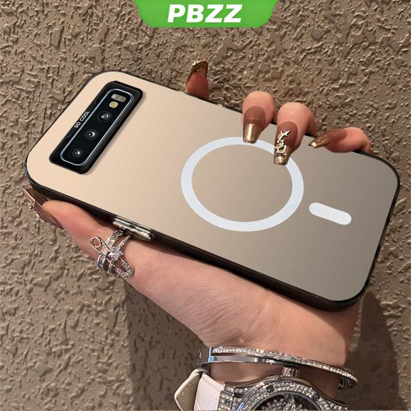 FOR ốp lưng Dành CHO Vỏ samsung s10 PLUS samsung s10 PRO samsung s10 ốp lưng điện thoại cứng TPU bảo vệ chống sốc Vỏ mịn thiết kế mới thẩm mỹ Thu hút từ không dây CYBSWX01