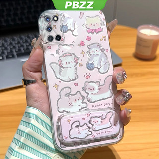 Ốp Lưng Cho OPPO A52 OPPO A92 OPPO A74 5G Vỏ Điện Thoại Vỏ Mềm Bảo Vệ Silicon Chống Sốc Trong Suốt Thiết Kế Mới Thẩm Mỹ PHIM HOẠT HÌNH CAT Có Giá Đỡ TYYMZJ01