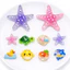 Set Charm Đại Dương Cute 10 Món – Sao Biển Lấp Lánh, Rùa Biển, Cá Heo, Mặt Trời - mùa hè rực rỡ