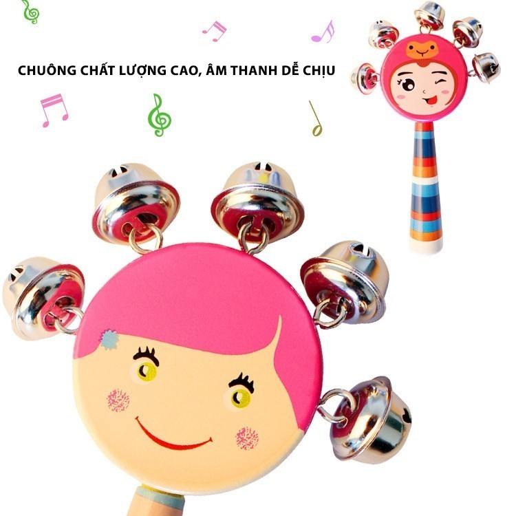 Đồ Chơi Xúc Xắc Cho Trẻ Sơ Sinh Cầm Tay Kích Thích Giác Quan Doudou A36