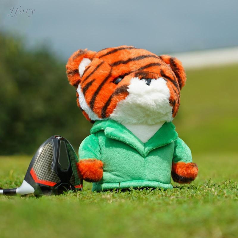 Jfory Golf Headcover Sang Trọng Động Vật Driver Cover Chống Trầy Xước Tay Đáng Yêu Ngộ nghĩnh Bảo Vệ Cho Câu Lạc Bộ Golf Quà Tặng