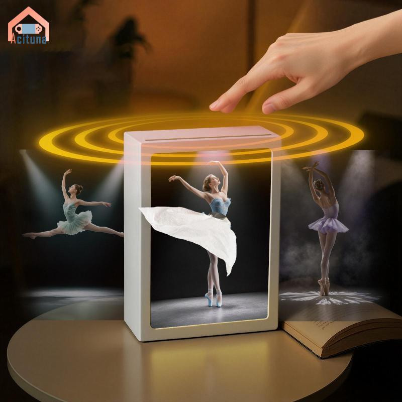 Hộp đựng khăn giấy múa ba lê thanh lịch có đèn cho phòng ngủ Phòng tắm Phòng khách