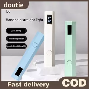 Doutie Mini Cầm Tay UV Không Dây Đèn Móng Tay Gel Móng Tay Đèn UV Có Màn Hình LED Nhỏ Di Động Ánh Sáng Trị Liệu Đèn Móng Tay VN