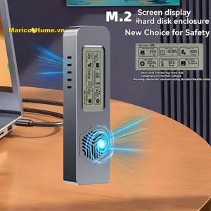 Ốp lưng ổ cứng di động Nvme SSD M. 2 Hộp đựng ổ cứng NVME Phát hiện sức khỏe kỹ thuật số thông minh thể rắn